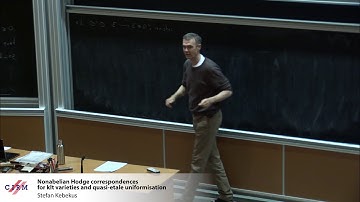 Stefan Kebekus: Nonabelian Hodge correspondences for klt varieties and quasi-etale uniformisation