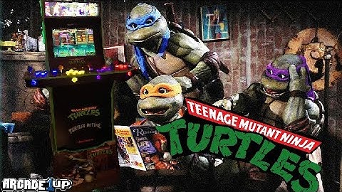 TMNT Arcade1UP MOD! (100% Complete) (Purple LED added) (4-PLAYERS)