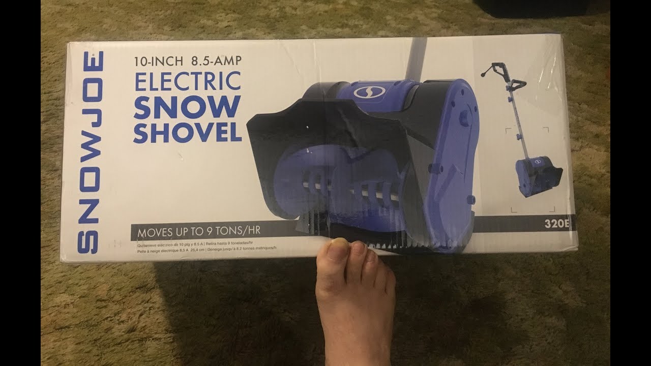 Walmart Clearance Unboxing review Snowjoe Electric Snow Shovel 10" 8