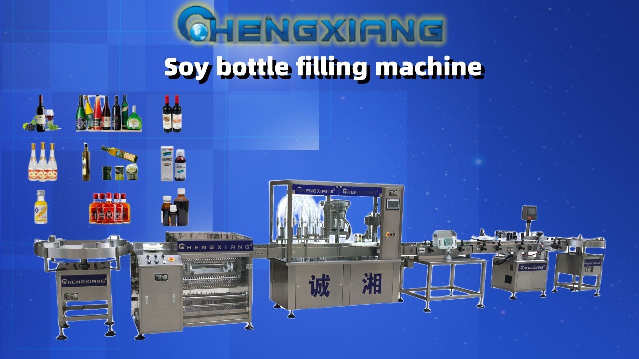 Alcohol bottle filling machine/Industrial alcohol filling machine/Soy
