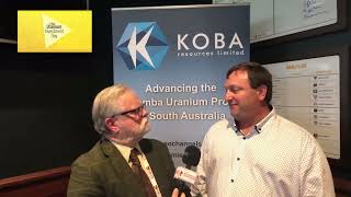 Koba Resources (ASX: KOB) managing director Ben Vallerine at RIU Uranium 2024