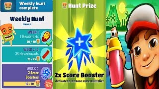 Subway Surfers Hawaii 2017 Weekly Hunt Week 4 Full And Short Gameplay