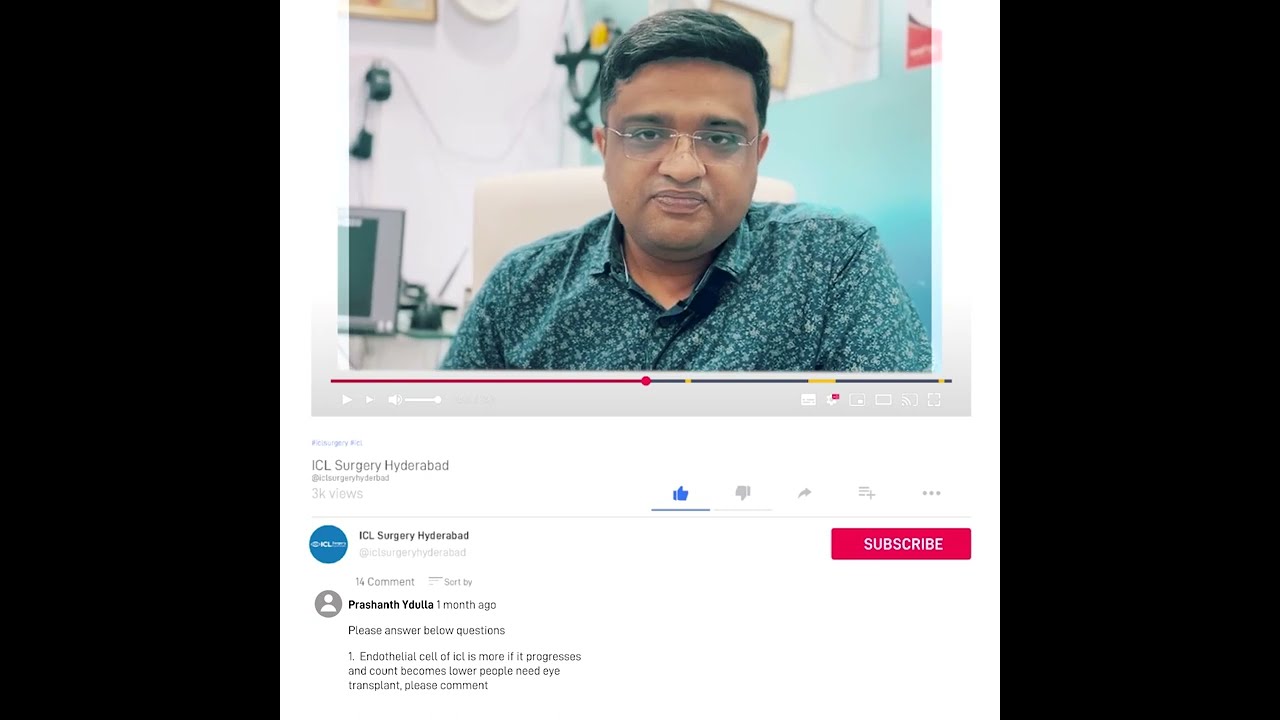 Debunking the Myth of Endothelial Cell Loss | Dr Hari Krishnan | ICL Surgery Hyderabad