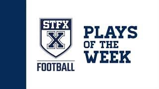 StFX X-Men Football Plays of the Week 10/25/21