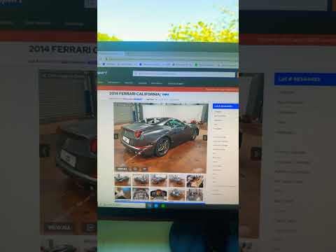 Crashed Ferrari #fixingsalvage