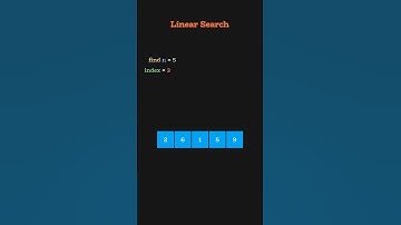 DSA Linear Search #shorts #shortseries #shortsindia #trend #youtube #explore #dsa #datastructures