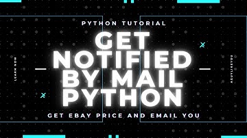 How To Create a python script to monitor ebay price and email you