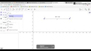 Copying Segments on Geogebra
