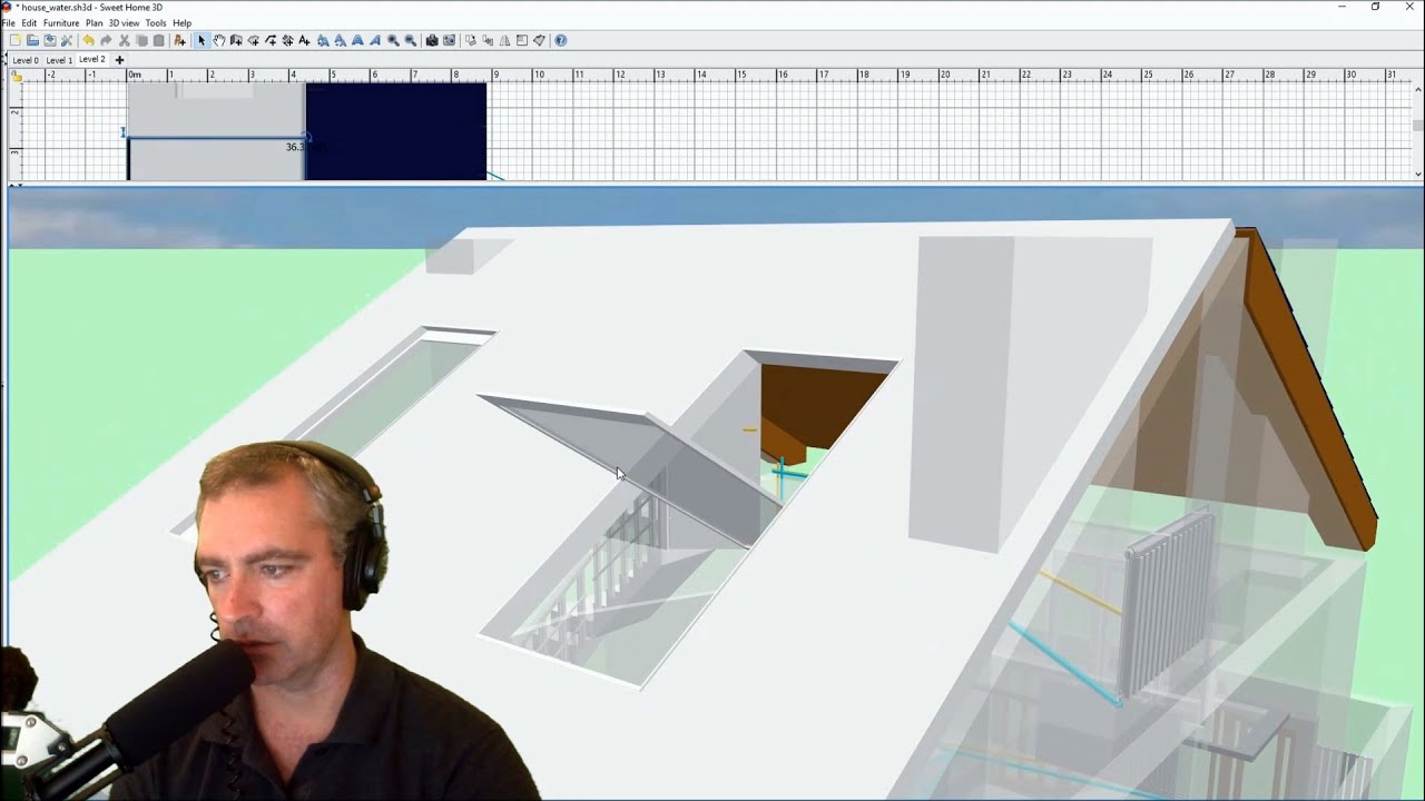 Sweet Home  3d  Velux Roof Window Tutorial  YouTube