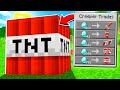 Minecraft But TNT Trades OP Items