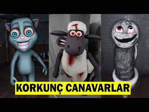 TİKTOK'daki EN KORKUNÇ CANAVARLAR 😱 En Korkunç Tik Tok Videoları (Talking Juan , Koyun Shaun.Exe)