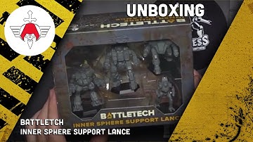 Battletech: Inner Sphere Support Lance - Unboxing