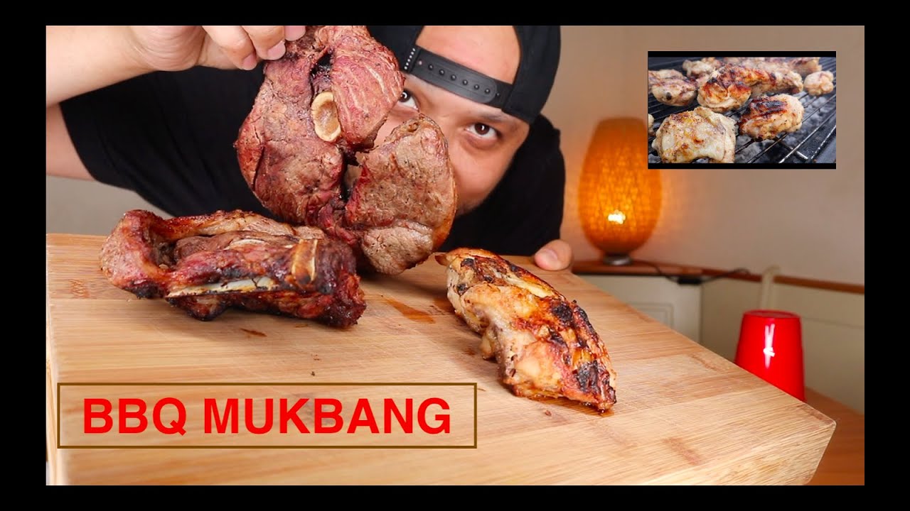 HOW TO BBQ!! 🍗🥩 (MUKBANG UK)