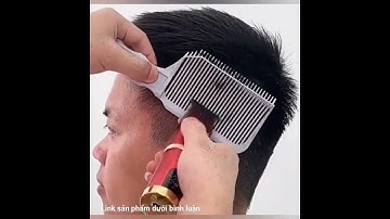 Lược cắt tóc hỗ trợ cắt nhanh chính xác và an toàn. Ai cũng có thể cắt được