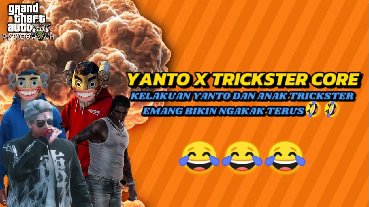 FUNNY MOMENTS YANTO DAN TRICKSTER PART 14 NGAKAK KOCAK 🤣 || GTA V ROLEPLAY INDONESIA