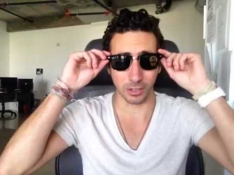 Ray-Ban New Square Clubmaster Sunglasses Review RB4190 - YouTube