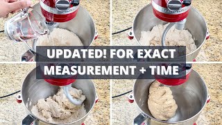 Roti Dough in Kitchen Aid Stand Mixer ~ in Just 3 Minutes! with Exact Measurements \& Time!