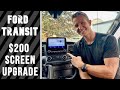 Ford Transit DIY 8&quot; Screen Upgrade (UPDATED)