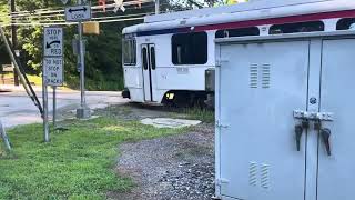 SEPTA 101 Trolley action at Paper Mill RD 7/21/2025
