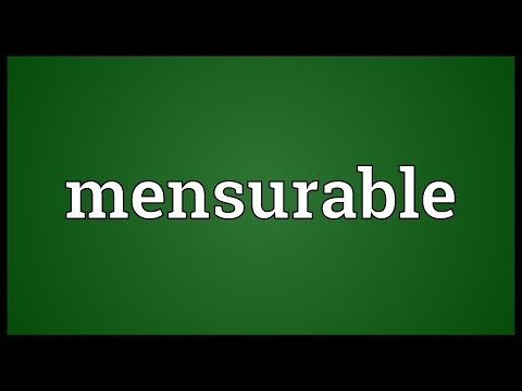 Header of mensurable