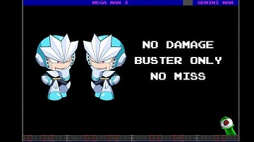 Mega Man 3 - Gemini Man (Buster Only, No Miss, No Damage)