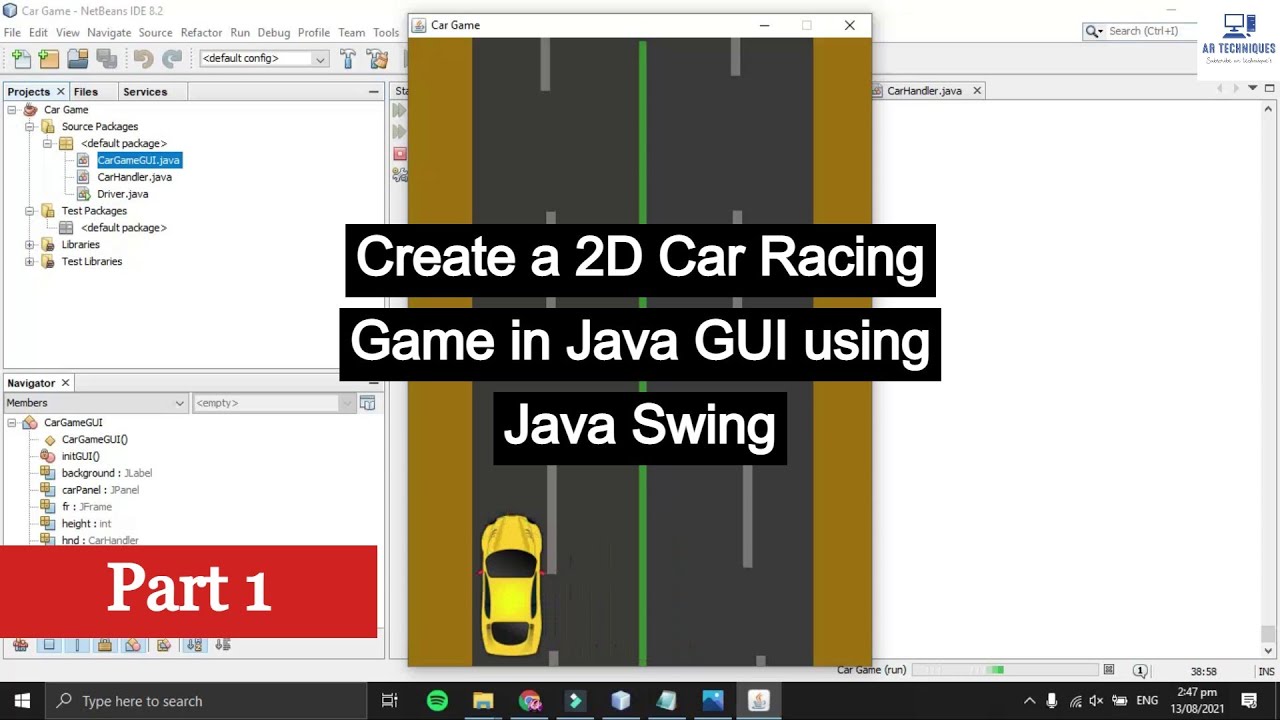 Java Car Race Game - Race to Victory - Project Gurukul