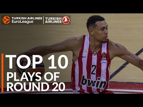 Turkish Airlines EuroLeague Regular Season Round 20 Top 10 Plays