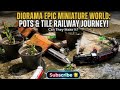ASMR-Creates an Epic Backyard Diorama:3 Train Sets in ONE Layout!|RAIL KING VS RAILWAY&amp;INDO TRAINS!
