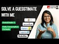 Guesstimate Questions for ZS Associates | Business Analyst Interview Preparation | Daily Consumption