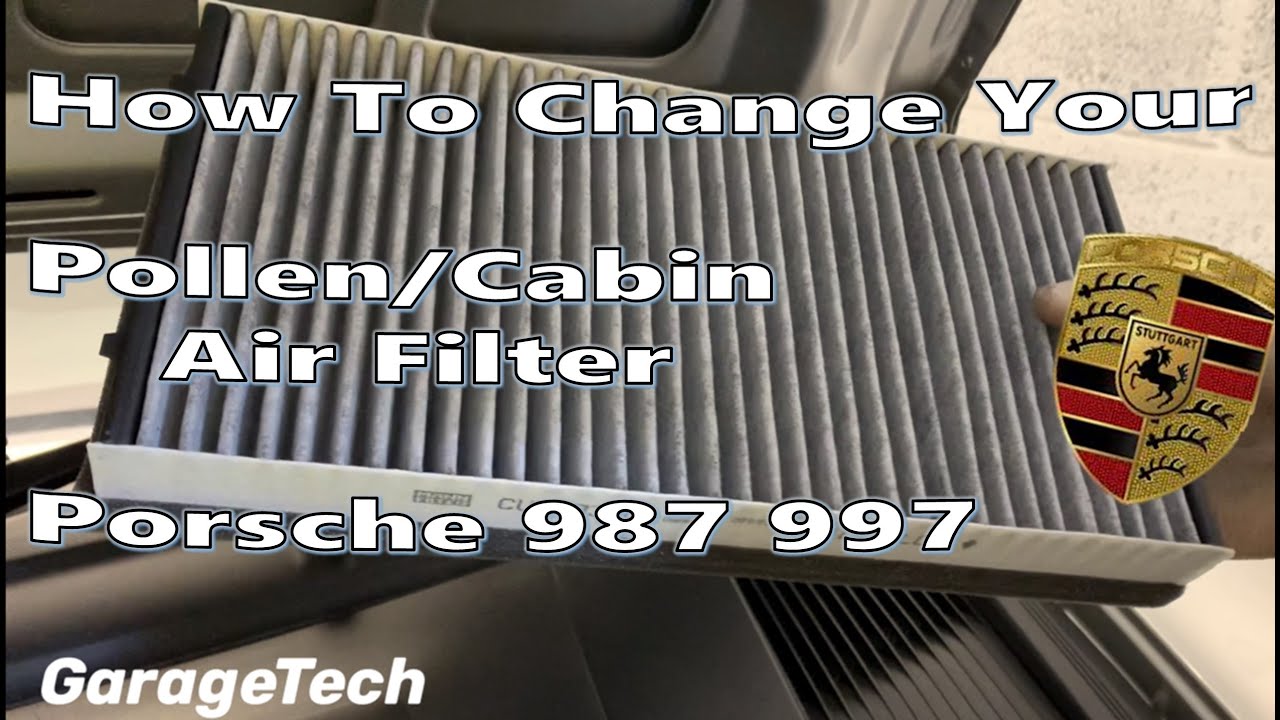 Porsche Cayman 987 S 3.4 Genuine Borg & Beck Cabin Pollen Interior Air Filter