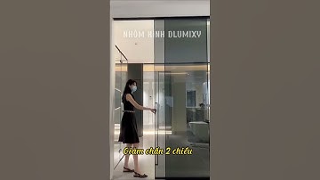Cửa kính lùa 2 cánh. Sự kết hợp hoàn hảo giữa kính cường lực màu xám khói và khung nhôm nhập khẩu