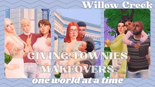 Giving Sims townies makeovers one world at a time: Willow Creek