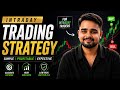 Trading Strategy For Intraday | Stock Market Intraday Strategy For  Beginners | VJX TRADING 