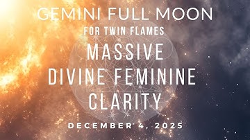 Gemini Full Moon for Twin Flames: Realignment and release portal