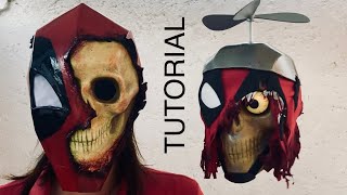 Casco de Deadpool zombie y Headpool l Tutorial