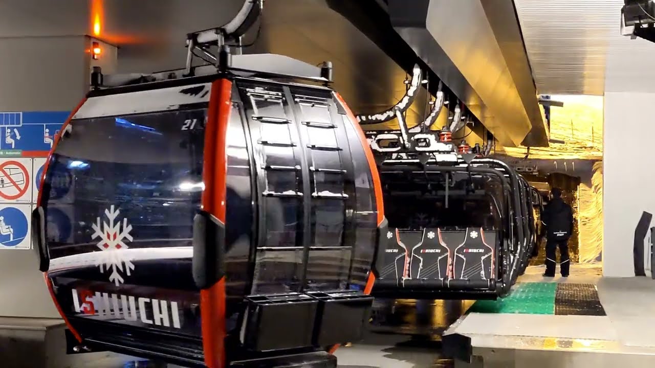 チェアリフトも逆走!【冬・コンビ運用】最新鋭リフト・ゴンドラの入庫作業