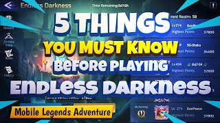 5 Things you must know before playing the new ENDLESS DARKNESS : REVERENT VORTEX - ML: Adventure