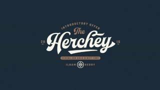 Herchey Script font cel animation