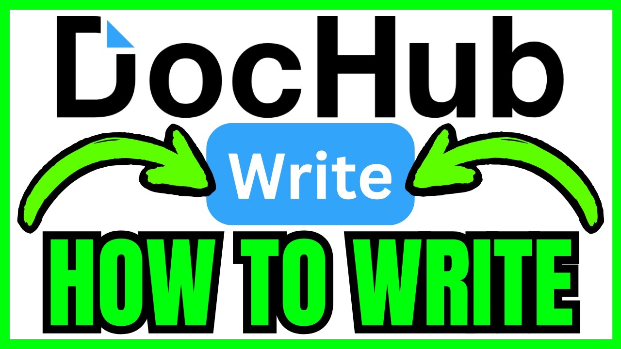 How To WRITE In DocHub (QUICK & EASY) 2026 - YouTube