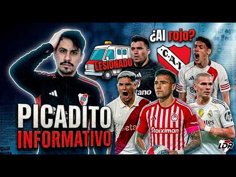 RIVER HOY 📰 ACUÑA LESIONADO 🚑  SE VA SALAS💣  ¿LENCINA TAMBIÉN?  MASTANTUONO NO VIENE? 😱  Y MÁS...