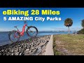 eBike Riding 5 AMAZING City Parks