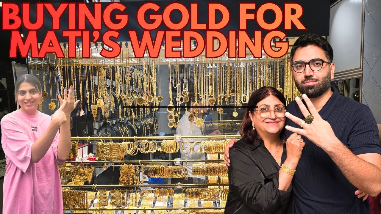Buying gold for Maleka & Mati's wedding |خرید طلا برای عروسی مطیع