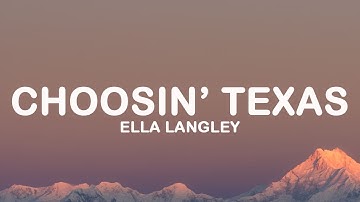 Thumbnail of Ella Langley - Choosin’ Texas (Lyrics)