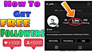 INSTAGRAM⬇️ 1.9M 😳 | How To Get Free instagram Real Followers✔️ And Like 2019 screenshot 1