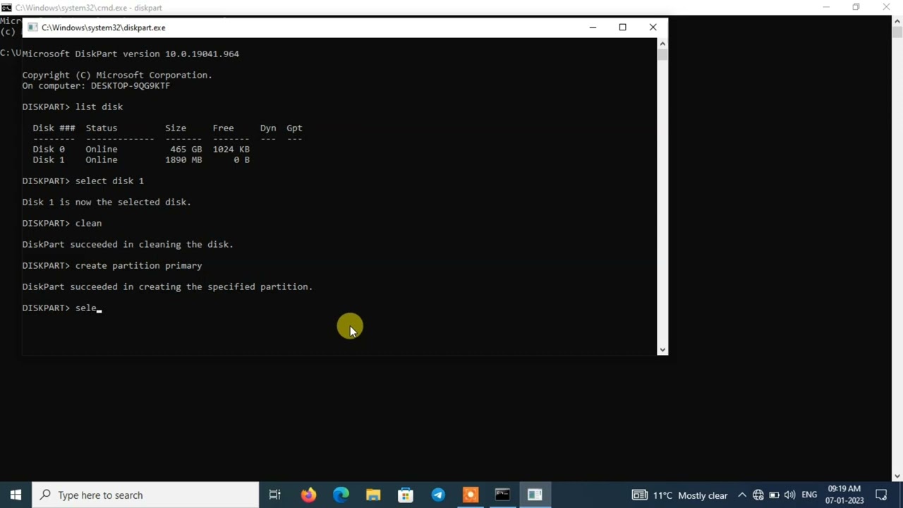 How to make Pendrive Bootable using Cmd | 