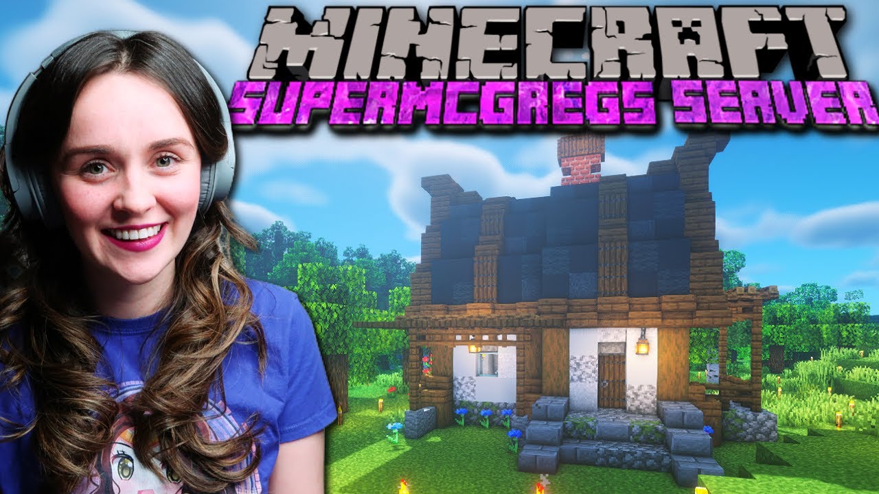 Building a House on my Minecraft Server!! - YouTube