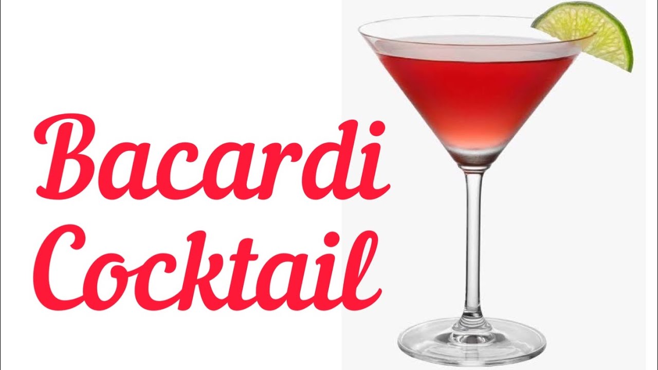 The Original Bacardi Cocktail Recipe! YouTube