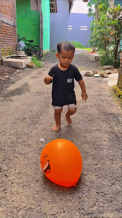 ttuk ttuk meletus balon oren #meletusbalon #balonmeletus #balon #balloon #shorts