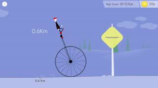 one wheel racing | difficult game | beating the highscore screenshot 5