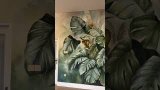 My tropical mural in Brawa Bali #art #muralproject #painting #muralartist #mural